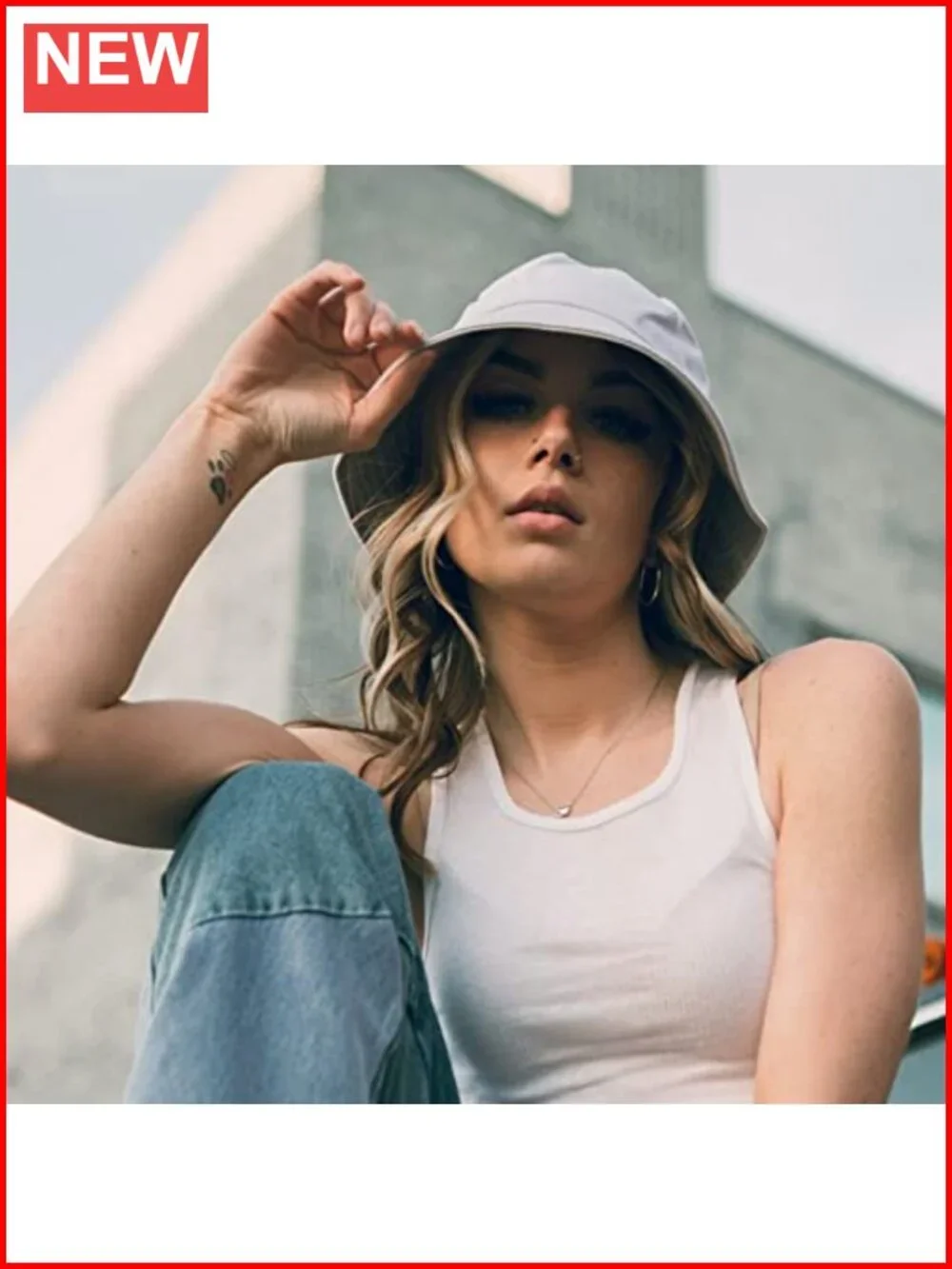 Bucket Hat for Women Men Summer Travel Beach Sun Hat Outdoor Cap Breathable